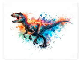 Poster Velociraptor - nobelart