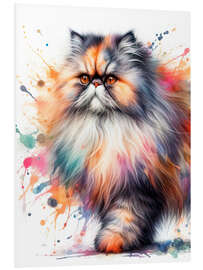 Hartschaumbild Perserkatze