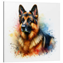 Alubild Schäferhund