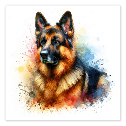 Poster Schäferhund