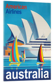 Acrylic print Australia - American Airlines - Thomas Klee