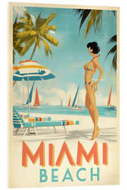 Acrylglasbild Miami Beach - Thomas Klee