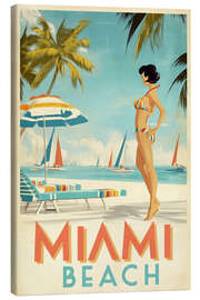 Stampa su tela Miami Beach - Thomas Klee