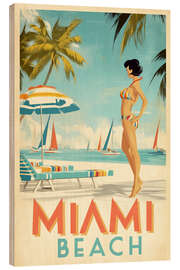 Holzbild Miami Beach