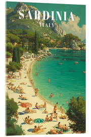 Acrylglasbild Sardinien Reisekunst