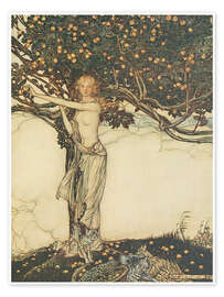 Obra artística Freia, the Fair One, 1910 - Arthur Rackham