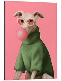 Alubild Kaugummiwelpe