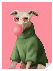 Wandsticker Kaugummiwelpe - Branka Kodžoman