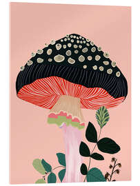 Acrylglasbild Gartenpilz - Artsy Sesta