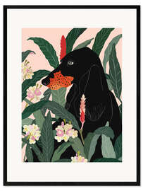 Gerahmter Kunstdruck Versteckt im Grünen