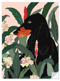 Wandsticker Versteckt im Grünen