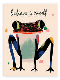 Poster Believe in Yourself - Artsy Sesta