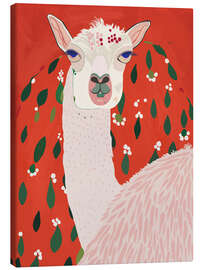 Leinwandbild Lama - Artsy Sesta