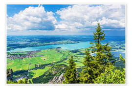 Billede View of Schwangau from Tegelberg - Rico Ködder