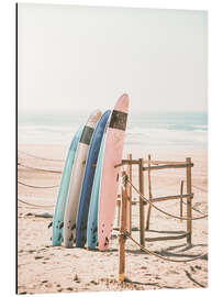 Magnettafel Strand-Surfbretter