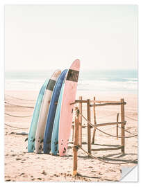 Wandsticker Strand-Surfbretter