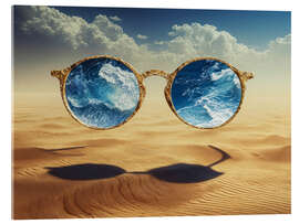 Acrylglasbild Ich wäre so gern am Meer - Peter Roder