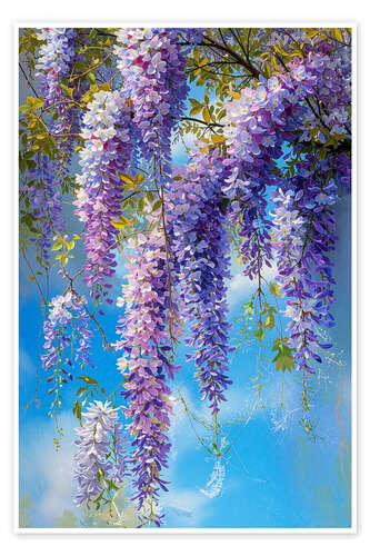 Poster Beautiful wisteria