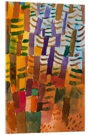 Acrylglasbild Tannenwald, 1914 - Paul Klee