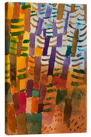 Leinwandbild Tannenwald, 1914 - Paul Klee