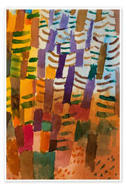 Wandbild Tannenwald, 1914 - Paul Klee