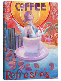 Canvas print Coffee Refreshes - Josh Byer