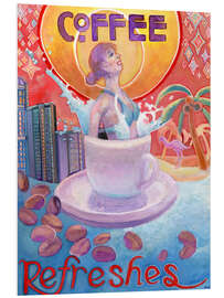 Foam board print Coffee Refreshes - Josh Byer