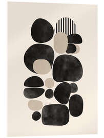 Acrylglasbild Kieselsteinform - Branka Kodžoman