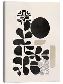 Leinwandbild Modern Botanicals - Abstract Minimalist Shapes - Branka Kodžoman