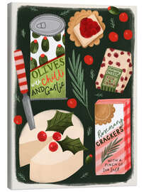 Leinwandbild Weihnachtsbrunch