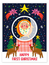 Tableau Happy First Christmas - Alan Lathwell