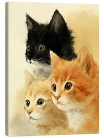 Leinwandbild Geschwister