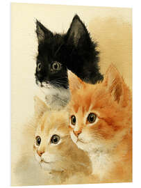 Hartschaumbild Geschwister