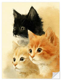 Wandsticker Geschwister