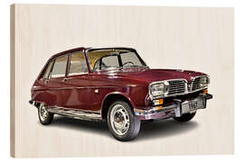 Cuadro de madera Classic Renault 16 - Jörg Gamroth