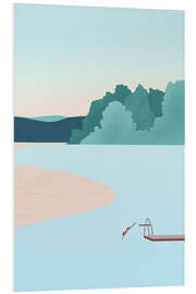 Hartschaumbild Zeit für See