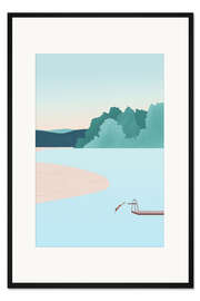 Gerahmter Kunstdruck Zeit für See