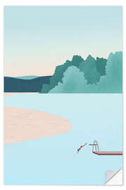 Wandsticker Zeit für See