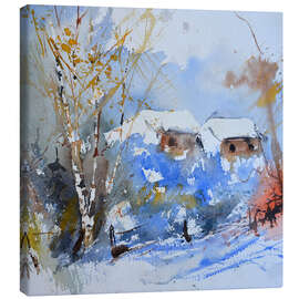 Leinwandbild Schneereicher Winter