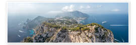 Juliste Aerial view of Capri - Jan Christopher Becke