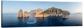 Leinwandbild Capri Panorama