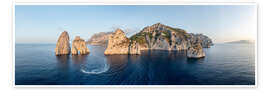 Juliste Capri Panorama - Jan Christopher Becke