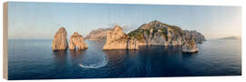 Holzbild Capri Panorama