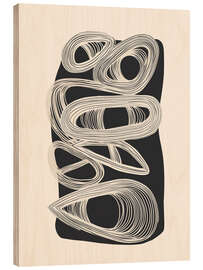 Holzbild Kontinuierlicher Fluss - Branka Kodžoman