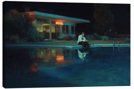 Leinwandbild Late Night Motel