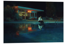 Hartschaumbild Late Night Motel