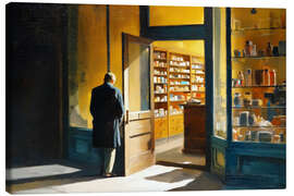 Leinwandbild Die Apotheke