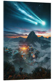 Acrylglasbild Machu Picchu im Jahr 1500 - Tobias Roetsch