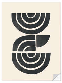 Wandsticker Geometrischer Rhythmus I