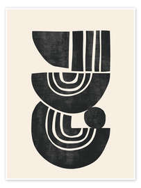 Poster Geometrischer Rhythmus II